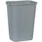 Rubbermaid Commercial 10.25 gal. Rectangular Trash Can FG295700GRAY - alternate 5